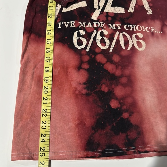 NWOT Slayer Tie Dye Graphic T-Shirt - Picture 6 of 8